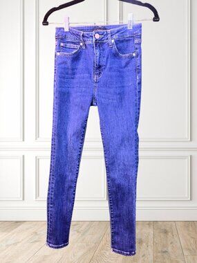 Quince Ultra High Rise Skinny Jeans 26 Classic Blue